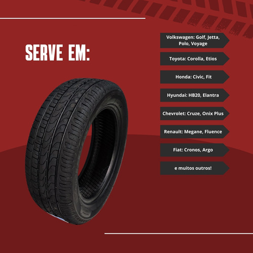 Pneu 205/55 R16 Voyage Golf Jetta Corolla Civic Onix Aro 16