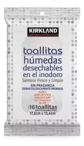 Toallitas Húmedas Desechables En Inodoro Kirkland. 640 Pzs