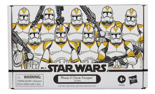 4 Pack Phase I I Clone Trooper ( 212 Th ) Vintage Hasbro (Usado)