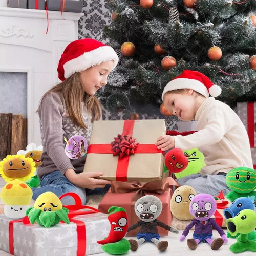 Gift Set De Plantas De 14 Piezas De Plants Vs Zombies Pvz