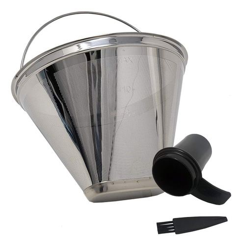 Filtro De Café Reutilizable De Acero Inoxidable N.º 4