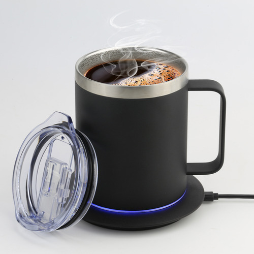 Calentador De Tazas De Café Con Taza Y Tapa, Se Calienta Aut