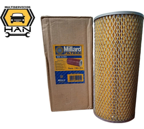 Filtro Aire Marca Millard Mk-52391 Toyota Hiace 2.7lts