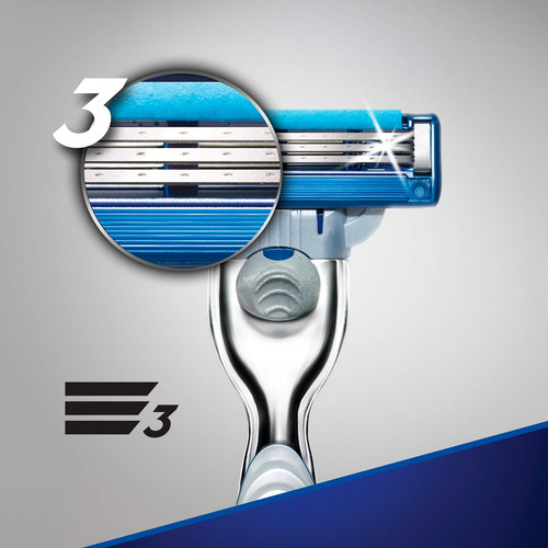 Recambios Razor Blade Gillette Mach3 Turbo Para Hombre, 8 Un