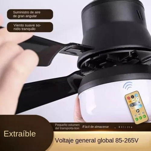 Ventilador De Techo Con Luz Y Mando A Distancia De Silencio