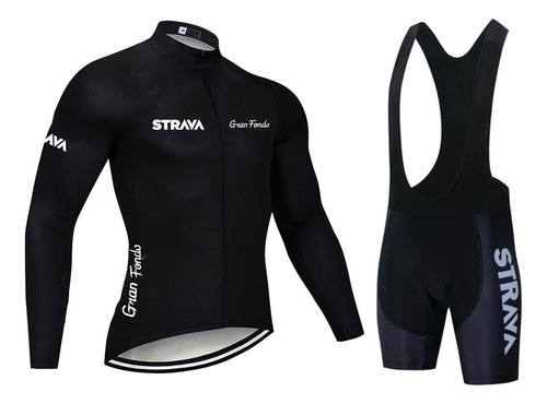 Uniforme Ciclismo Ruta Mtb Strava Badana En Gel 19-20d Larga