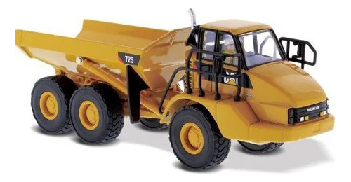Miniatura Diecast Caminhão Articulado 725 Caterpillar M85073 Cor Amarelo
