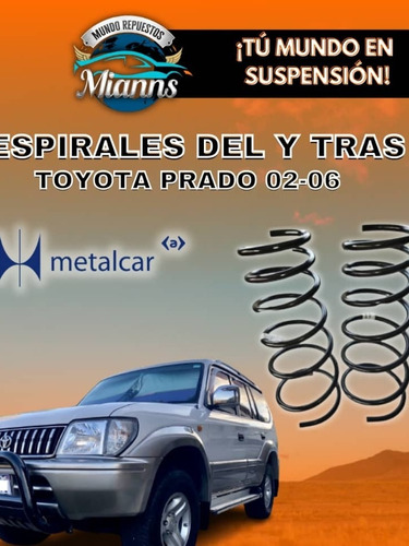 Espirales Delanteros Toyota Prado