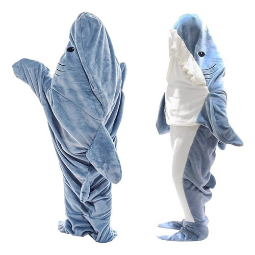 1 Saco De Dormir Shark, Pijama, Oficina, Manta Shark, 170 X