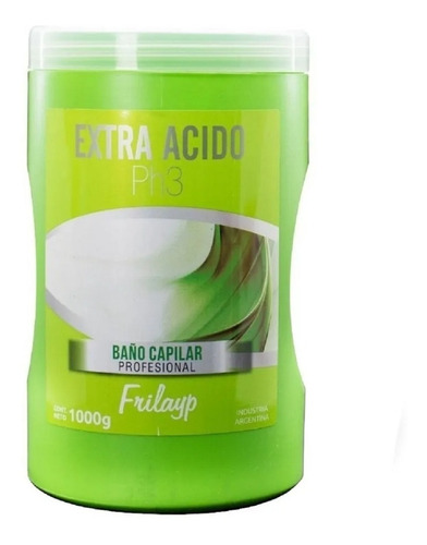 Frilayp Baño Capilar Extra Acido Ph3 Profesional 1kg