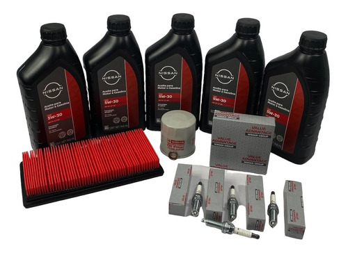 Kit Afinación 5w30 Nissan Sentra 2012-2019 Nuevo Original