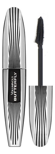 Máscara de pestañas L'Oréal Paris Voluminous Butterfly 6.506ml color blackest black 1 unidad