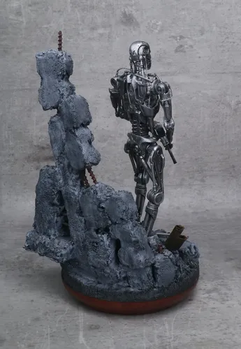 Terminator Neca Endoskeleton - T- 800 C/base Diorama (Usado)