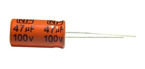 Pacote 100 Pçs - Capacitor Bipolar 47ufx100v Corneta Driver*