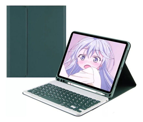 Imagen 3 de 3 de Funda Para iPad Air 5 Generación 10.9 + Teclado Español