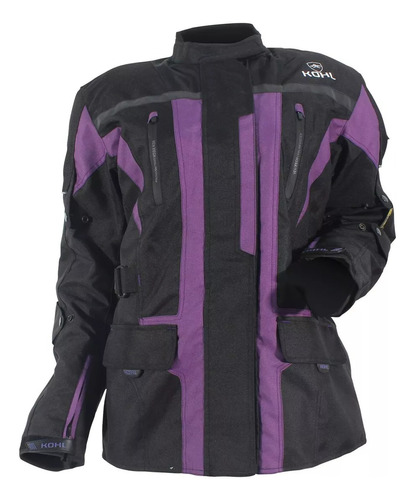 Chamarra Deportiva P/dama Motociclista Morado Kohl- 246 T