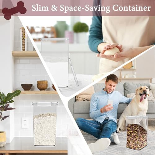 Contenedor De Almacenamiento De Comida Para Perros De 6 Libr