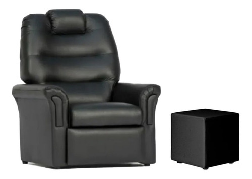 Sillon Individual Poltrona Relax Reclinable Con Banqueta