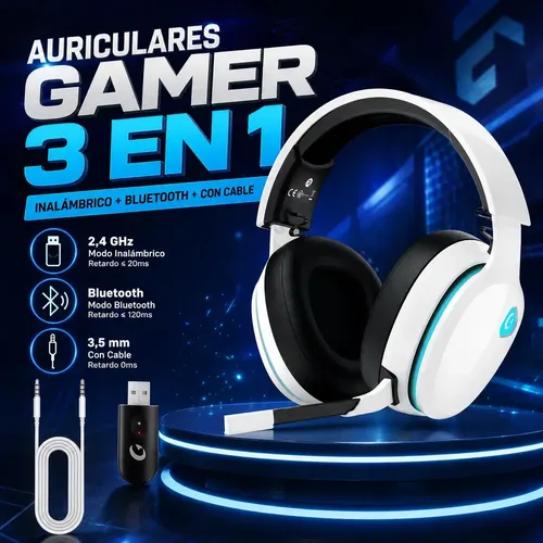 Audífonos Diadema Híbridos Bluetooth Inalámbricos Anker Soundcore Q20