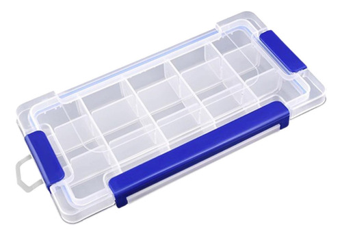 Caixa Organizadora Transparente, Recipiente 15 Grade Pequena