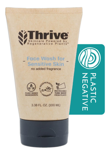 Thrive Natural Face Wash Para Hombres  Limpiador Facial Dia