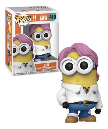 Funko Pop Minions Bts Bt21 Jin Mi Villano Favorito 419