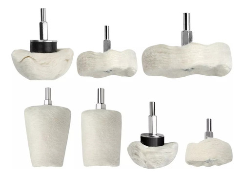 Kit De Aluminio Pulido Con Rueda Pulida For 7 Piezas