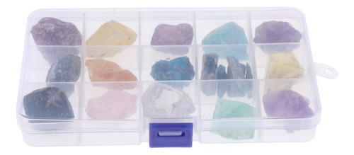 Caja Mineral Amatista De Cristal De Y Amatista