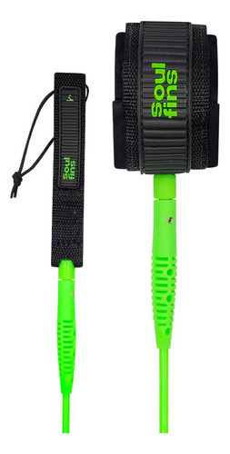 Leash Big Wave Soulfins 7'/7mm Verde - Duplo Girador