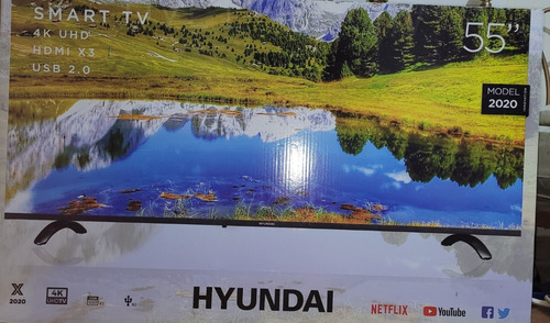 Imagen 3 de 6 de Tv Smart Hyundai 55 4k Ultra Hd Tv Nwx2020-55 Global Serie