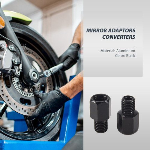 2 Adaptadores De Espejo Que Se Convierten En 1 Mm En El Sent