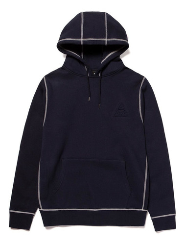 Poleron Huf Cg Embossed Hoodie Hombre Azul