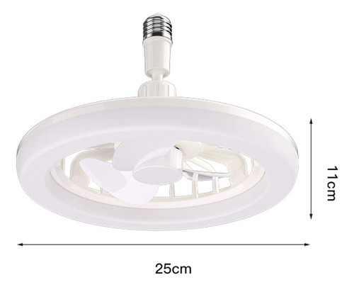 Lámpara De Ventilador De Techo Con De 3 Velocidades Para