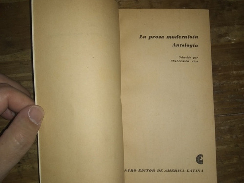 La Prosa Modernista - Guillermo Ara. Capitulo N° 26 (Usado)