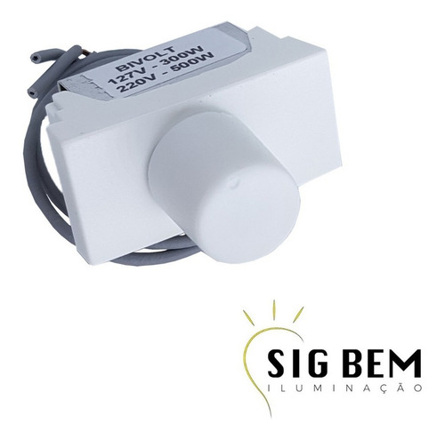 Imagem 2 de 4 de Dimer Rotativo Módulo Pial Plus Lâmpada Bulbo Dimeriz. 110v