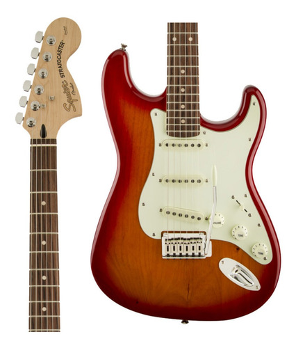 Guitarra Fender Squier Standard Strato Ltd Lr Cherry Sb