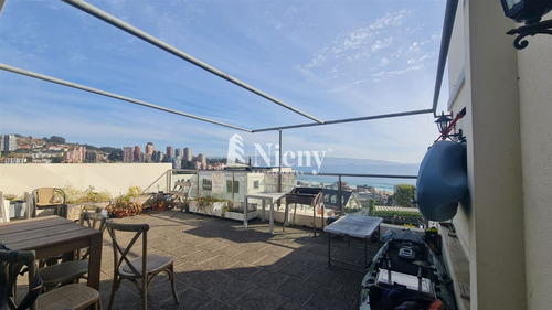 Depto En Venta De 3 Dorm. Plan De Reñaca Con Vista Al Mar.