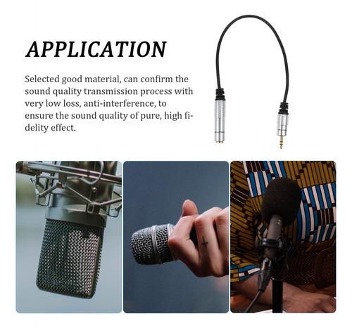 Cable De Micrófono, Adaptador De Audio, Cable, Convertidor D