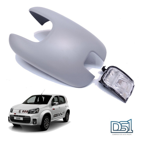 Capa C/ Pisca Retrovisor Esq Uno 2015 2016 2017 A 2020 Orig