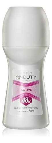 Desodorante Roll On On Duty Hidratante Sin Alcohol Avon Fragancia on duty active