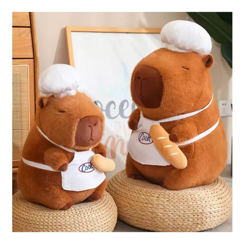 Chef Bread Capybara Muñeco De Peluche B De 30 Cm