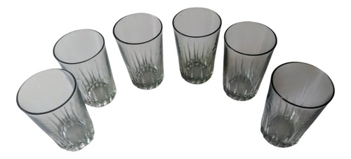 Vasos De Vidrio Capacidad 300 Cc Pack De 6 Vasos 