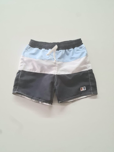 5170 Short De Baño Tricolor Bebe Co Suspnso Mambo Kds