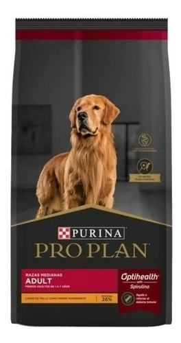 Proplan Adulto Razas Medianas X 15 Kg.