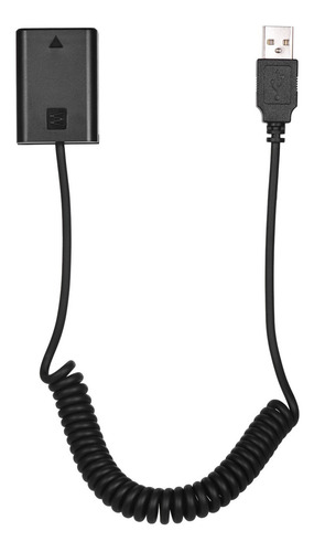 Imagem 7 de 9 de Andoer 5v Usb Np-fw50 Dummy Bateria Pack Adaptador De Acopla