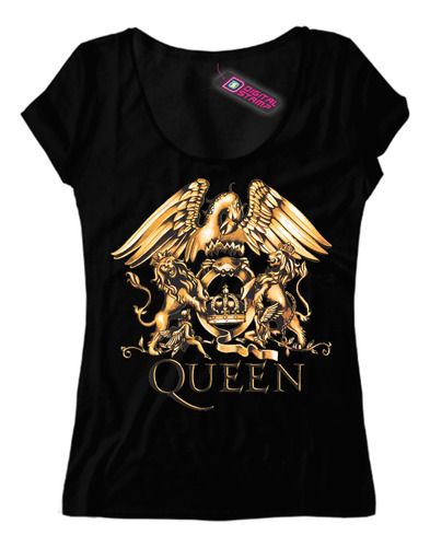 Remera Mujer Queen Logo Leones The Best Rp331 Dtg Premium