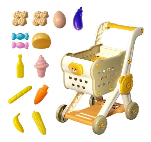 Carrito De Compras Para Niños Finge Cart De Comestibles