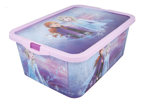 Caja Organizadora Infantil Frozen 13 Lts Plástica 