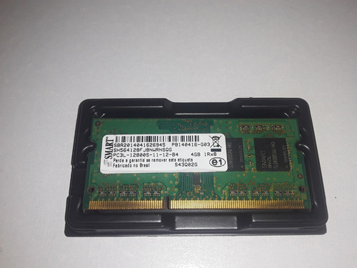 Imagem 1 de 2 de Memória 4gb Notebook Ddr3 Pc3l 12800s