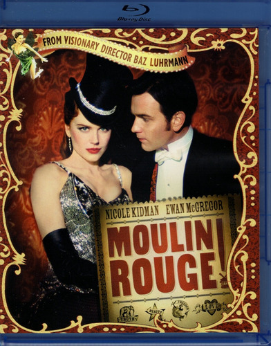 Moulin Rouge Amor En Rojo Nicole Kidman Pelicula Blu-ray